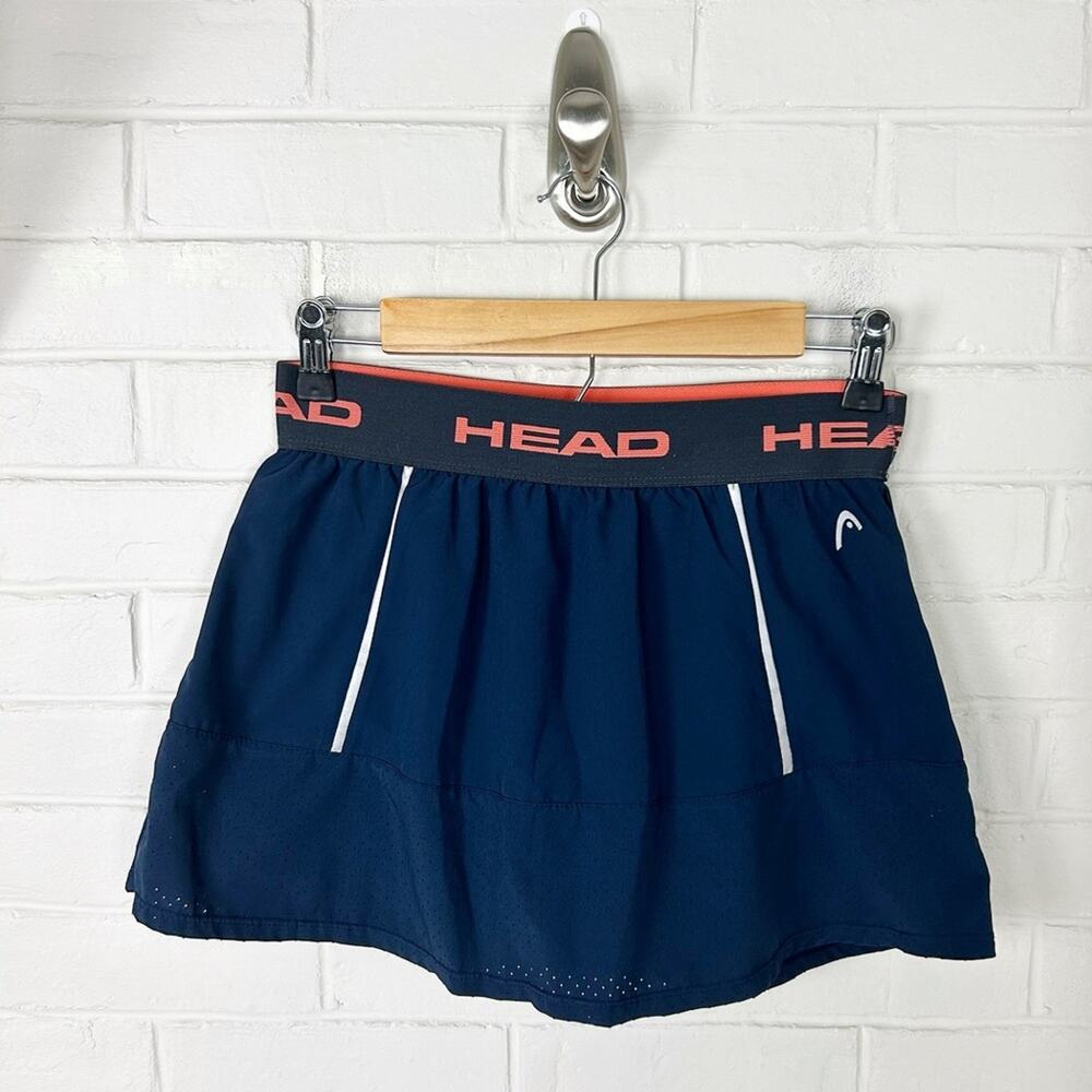 Head Navy Tennis Mini Skort Size S